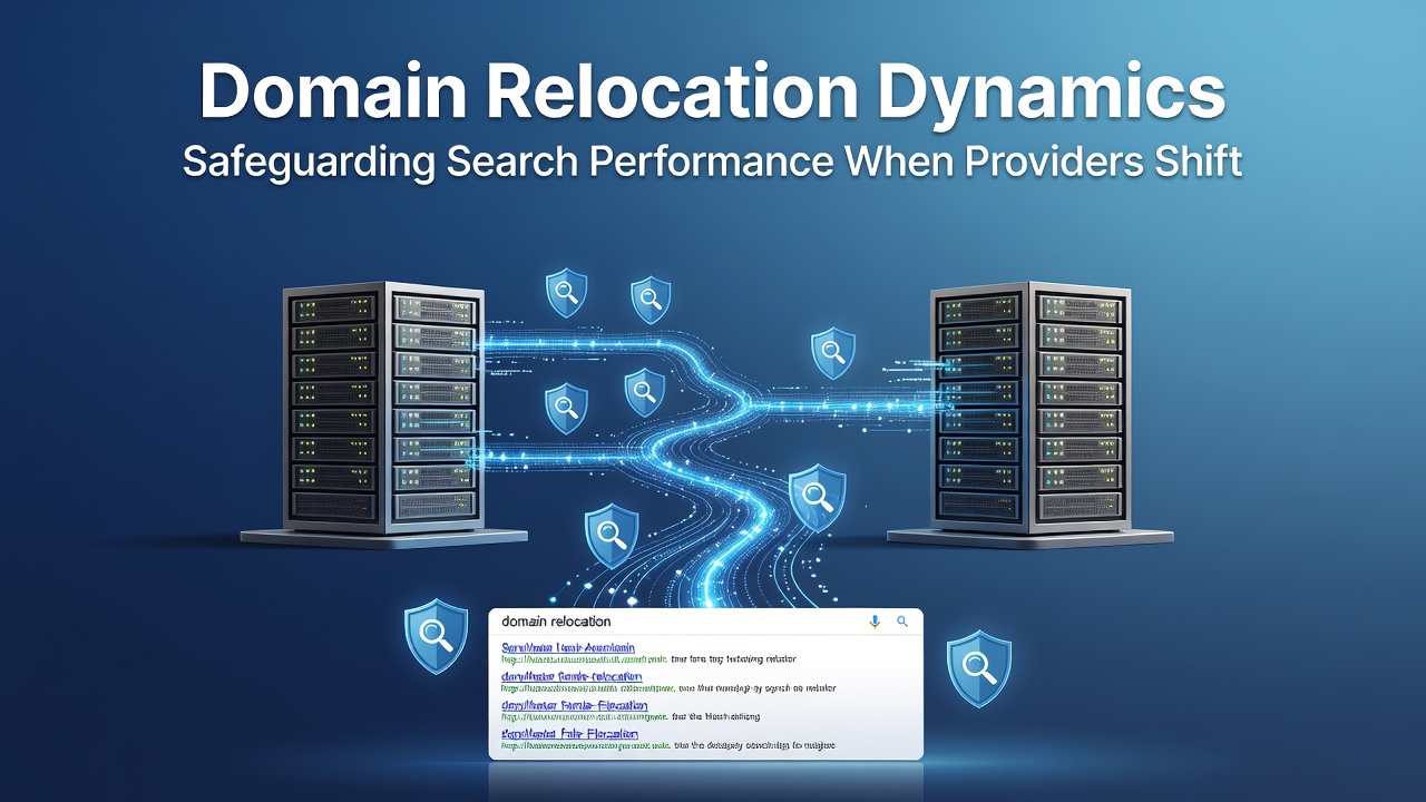 Domain Relocation Dynamics: Safeguarding Search Performance When Providers Shift